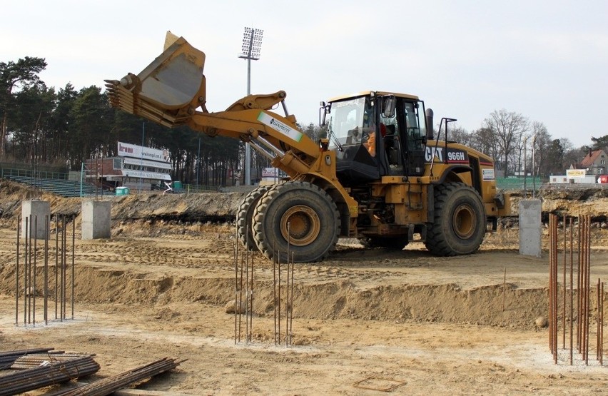 Przebudowa stadionu żużlowego w Zielonej Góra (19.03.2010 r.)