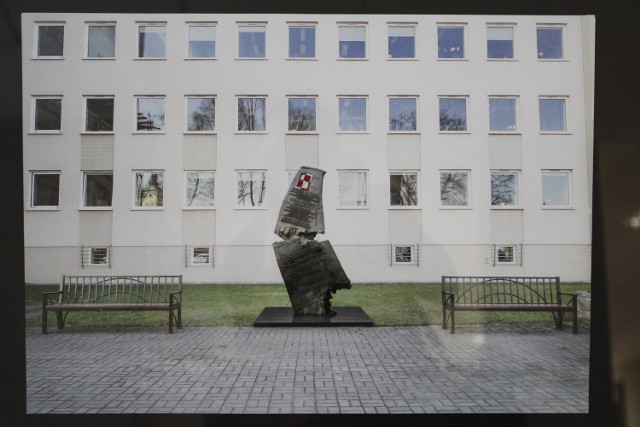 Miniaturę pomnika można oglądać na II piętrze urzędu marszałkowskiego. Oryginał ma mieć ok. 3,5 m wysokości.