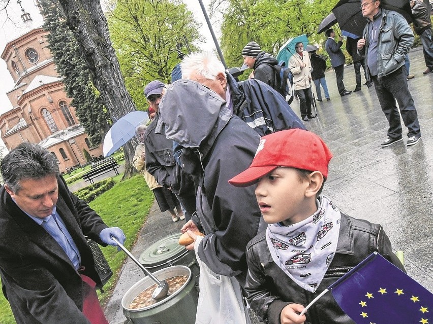 Najmłodszym bydgoszczanom bardzo podobał się ostatni punkt...