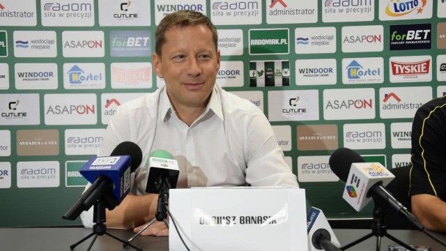 Dariusz Banasik, trener Radomiaka Radom.