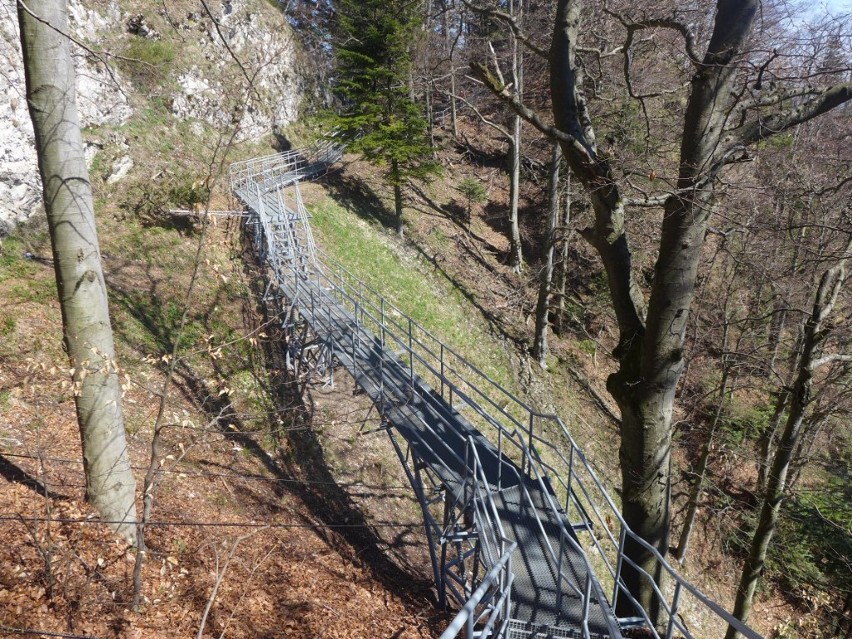 Pieniny. Kładka widokowa na Trzech Koronach znów otwarta [ZDJĘCIA]