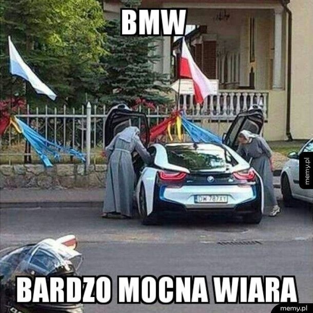 BMW, czyli "Bóg Mnie Wybrał". Jedyne auto, które budzi tak skrajne emocje [MEMY]