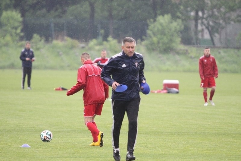 Piłkarze Górnika Zabrze trenowali w czwartek przed meczem z...