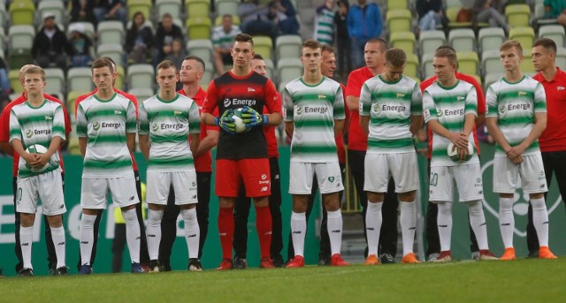 13.07.2018 gdansk. stadion energa .ekstraklasa. przygotowania do sezonu 2018/2019. prezentacja  druzyny lechia gdansk na sezon 2018/2019  nz. akademia lechii gdansk - mlodzi pilkarze  fot. karolina misztal / polska press/dziennik baltycki