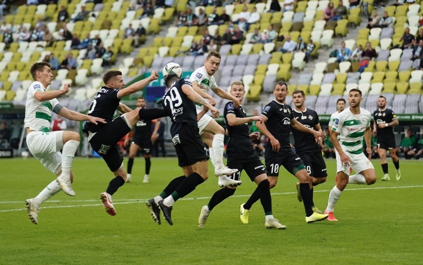 PKO Ekstraklasa. Lechia Gdańsk - Radomiak Radom 2:2. Gole dla zielonych strzelali Luis Machado i Karol Angielski (ZDJĘCIA)