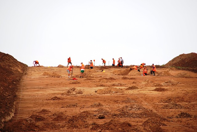 Badania archeologiczne prowadzone były na 10 stanowiskach i objęły obszar około 7,8 hektara.
