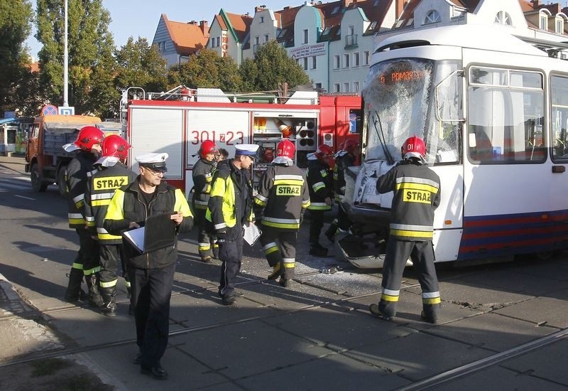 Wypadek na skrzyżowaniu w Szczecinie