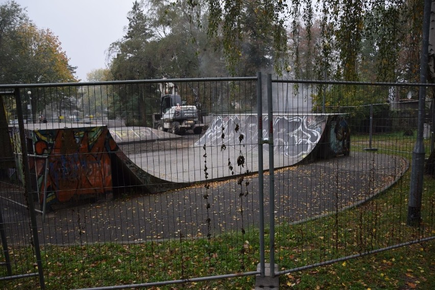 W Parku Tysiąclecia w Zielonej Górze ruszyły prace...