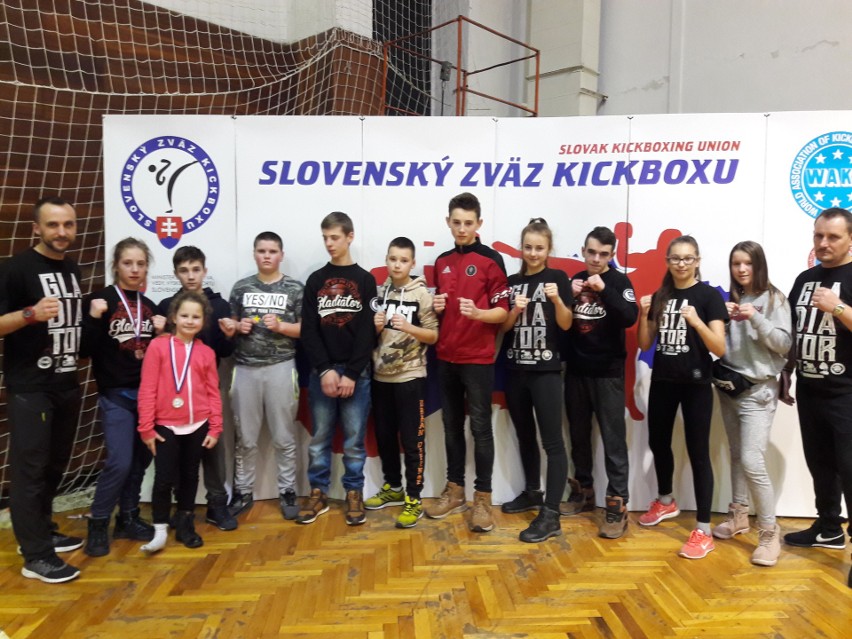 Trzy medale ekipy UKS Gladiator Binczarowa w Bratysławie