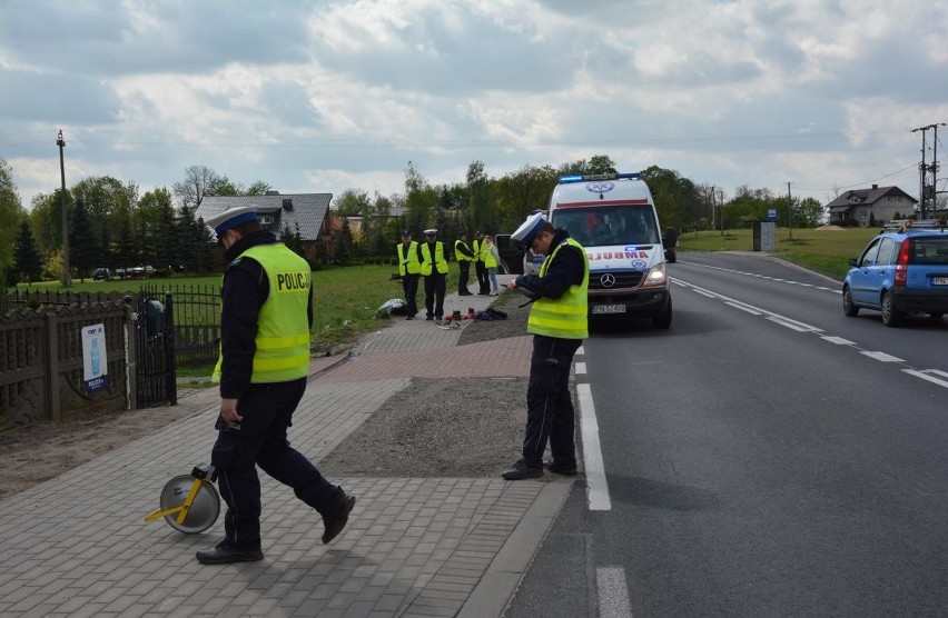 Do wypadku doszło w Lisewie w czwartek, 26 kwietnia około...