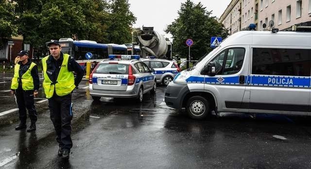 Na tym skrzyżowaniu ciężarowa betoniarka śmiertelnie potrąciła 79-letnią pieszą