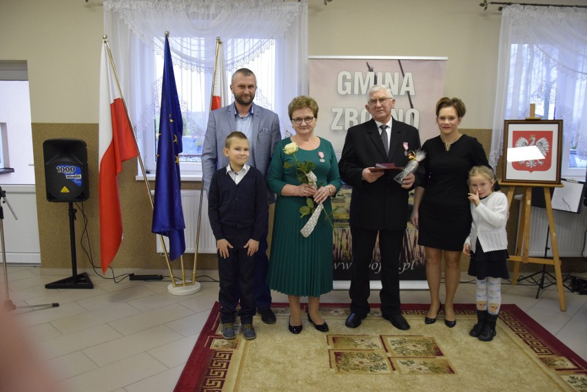 Złote Gody w gminie Zbójno - cztery pary otrzymały medale od...