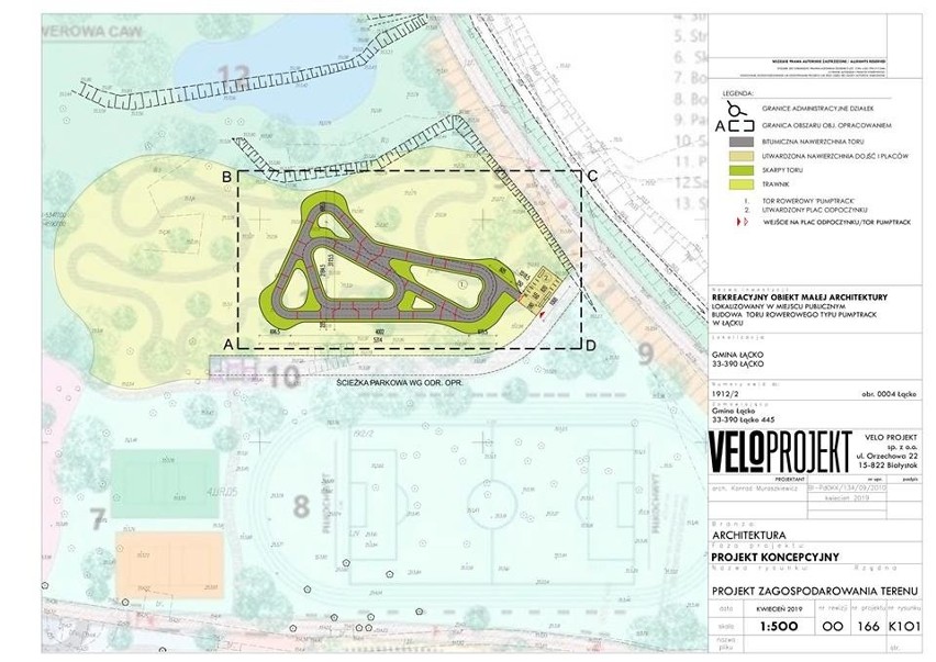 Łącko. Nad Dunajcem powstanie tor rowerowy typu „pumptrack" [ZDJĘCIA]