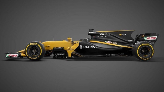 Bolid na sezon 2017 został zaprojektowany od nowa. Spełnia najnowsze przepisy obowiązujące w Formule 1. Jest to także pierwszy samochód F1 zaprojektowany przez biura Renault Sport Racing w angielskim Enstone i francuskim Viry-Châtillon.Fot. Renault