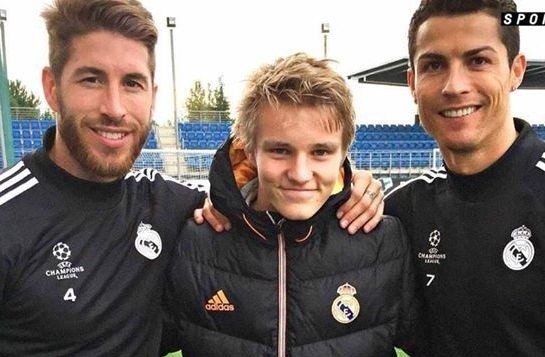 Odegaard z Ronaldo i Ramosem