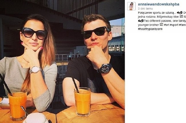 To młodszy brat Anny Lewandowskiej! (fot. screen Instagram)