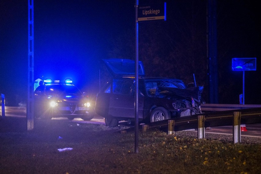 Wypadek na obwodnicy południowej Radomia.