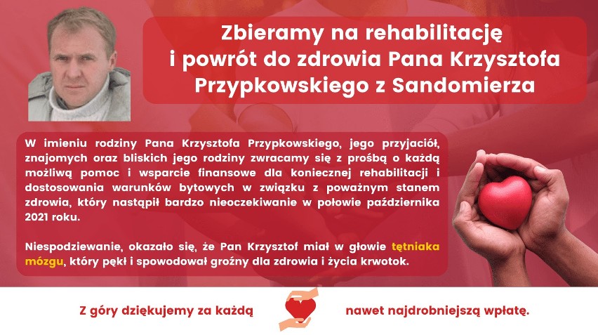 Dramat byłego znanego piłkarza Sparty Dwikozy i Siarki Tarnobrzeg. Krzysztof Przypkowski grał w ekstraklasie, teraz potrzebuje pomocy 