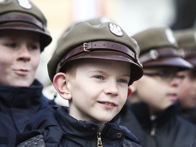 Najmłodsi uczestnicy uroczystości w Rzeszowie.