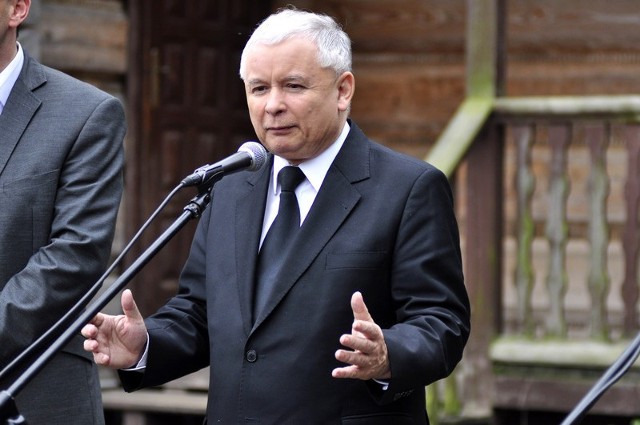 Prezes Jarosław Kaczyński, odwiedził gospodarstwo w Woli Wrzeszczowskiej na terenie gminy Przytyk.