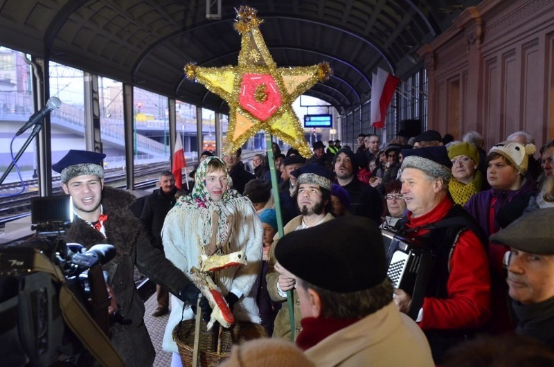 Inscenizacja przyjazdu Ignacego Paderewskiego do Poznania.