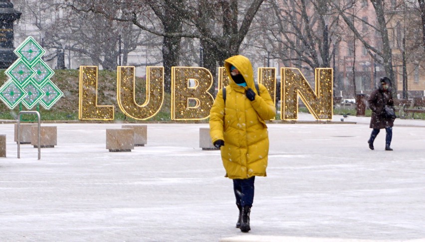 W Lublinie znów biało! Zobacz zdjęcia centrum miasta w zimowej odsłonie