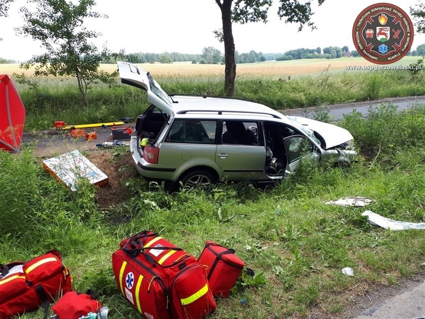 Tragiczny wypadek na drodze powiatowej w Kozłowicach koło...