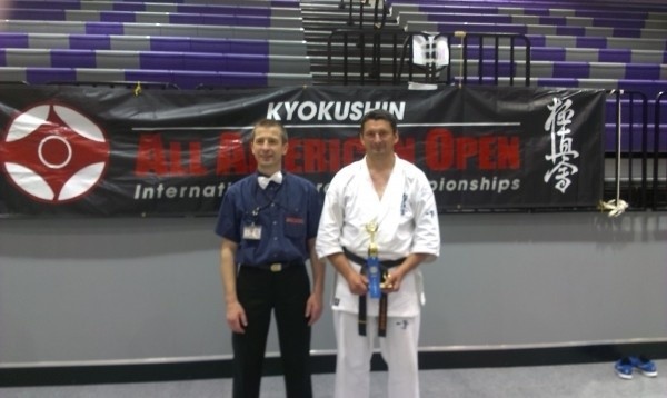 Sensei Roman Wojciechowski razem z Jackiem Czerniecem, prezesem i trenerem Lubelskiego Klubu Karate Kyokushin