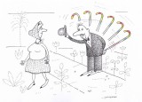 Konkurs na rysunek satyryczny "Paw, książę parków" rozstrzygnięty