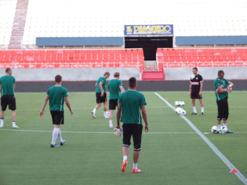 Sevilla - Śląsk. WKS trenował na Estadio Ramón Sánchez Pizjuán (ZDJĘCIA)