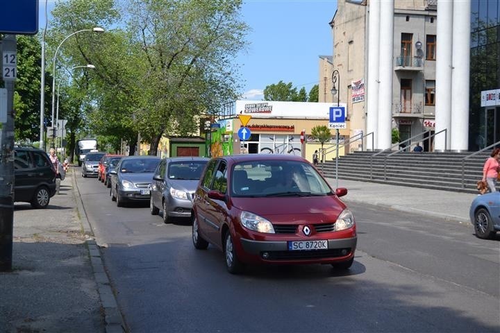 Częstochowa tkwi w korkach