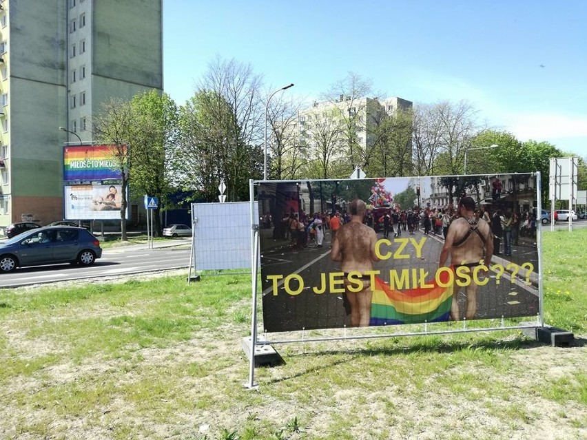 Wojna na tęczowe billboardy w Świdniku. Jest odpowiedź przeciwników ruchu LGBT
