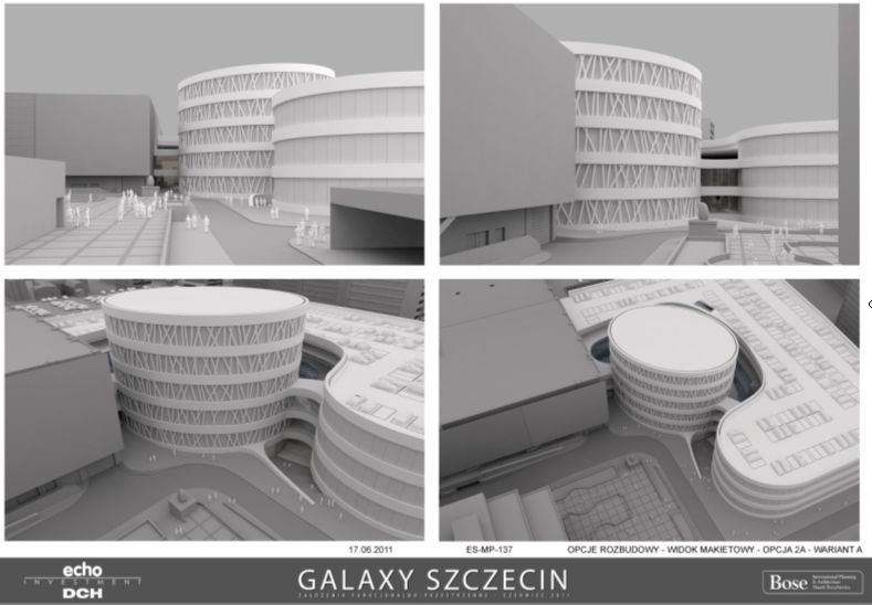 Galaxy po przebudowie - wizualizacje