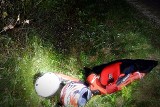 Wypadek motocyklistów w Górkach Dużych koło Tuszyna. Jeden z motocyklistów wjechał w motocykl jadący bez motocyklisty [ZDJĘCIA]