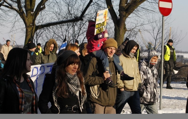 ACTA. Trzeci protest w Szczecinie