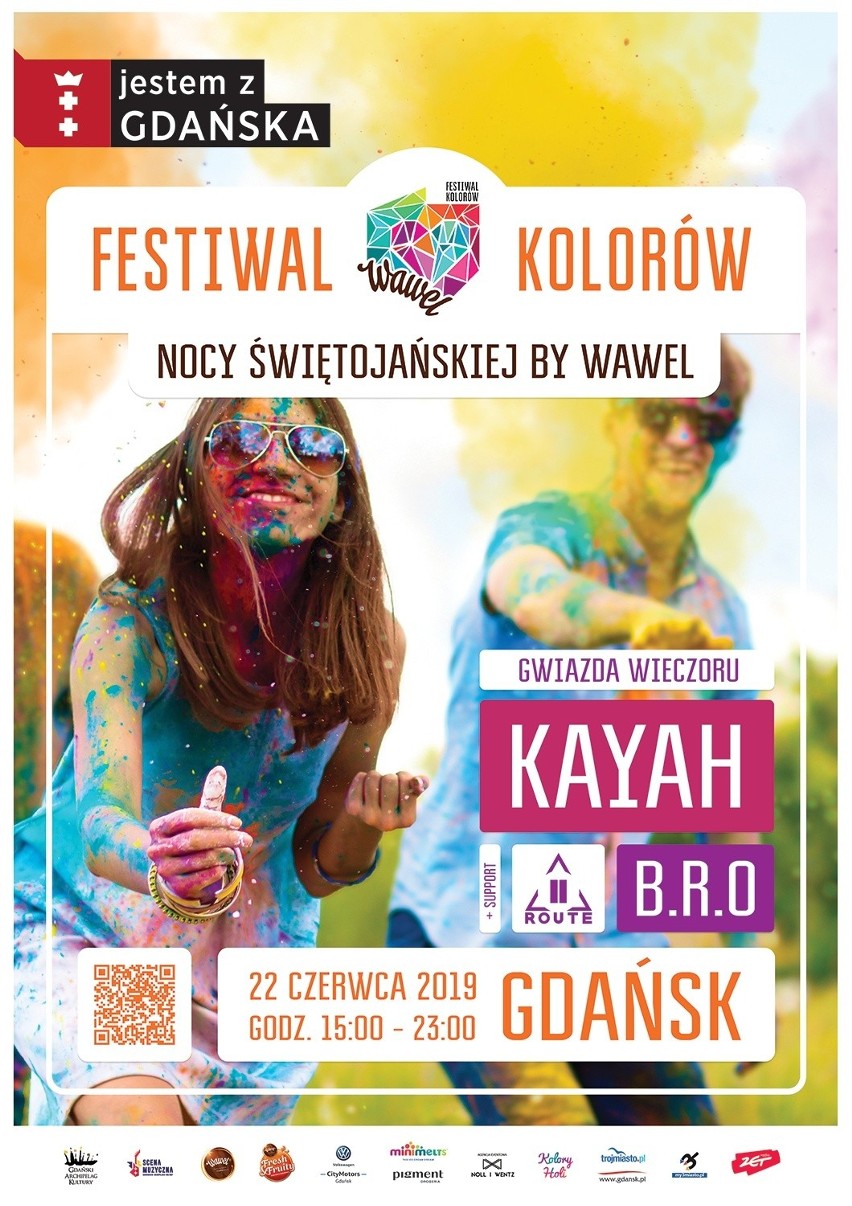 Festiwal Kolorów Nocy Świętojańskiej by Wawel 2019 w Gdańsku...