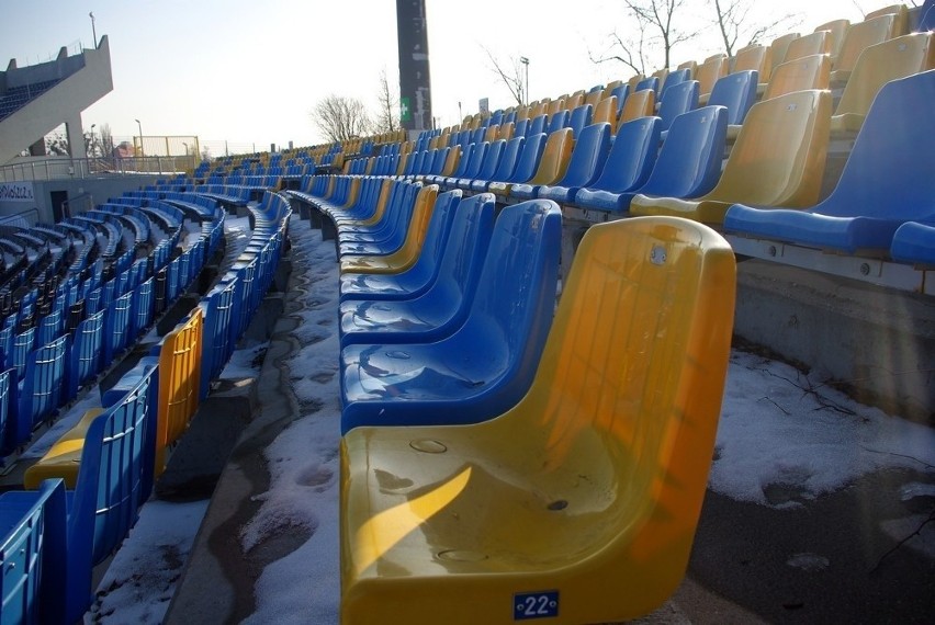 Stadion Zawiszy Bydgoszcz przed inauguracją rundy wiosennej...