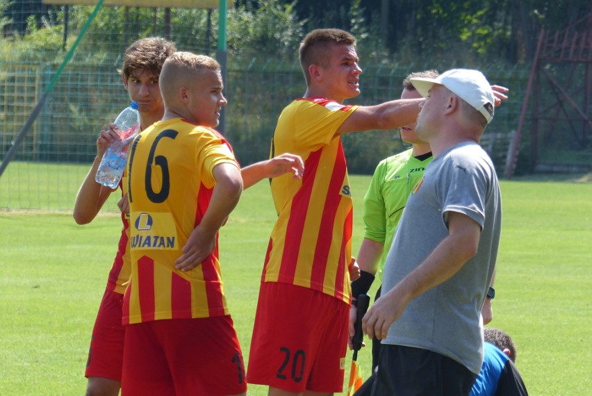 Korona Kielce wygrała z GKS Bełchatów w Centralnej Lidze Juniorów. Zwycięski gol debiutanta  [DUŻO ZDJĘĆ]