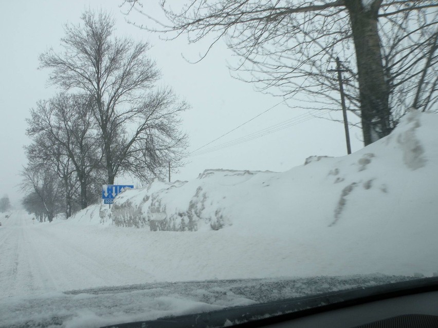 Zasypana trasa E4. Lancut - Przeworsk. Zdjecia od...