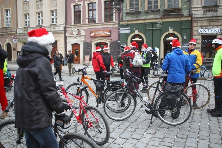 Mikołajkowy rajd rowerowy w Poznaniu