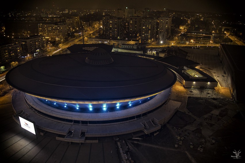 Katowice nocą