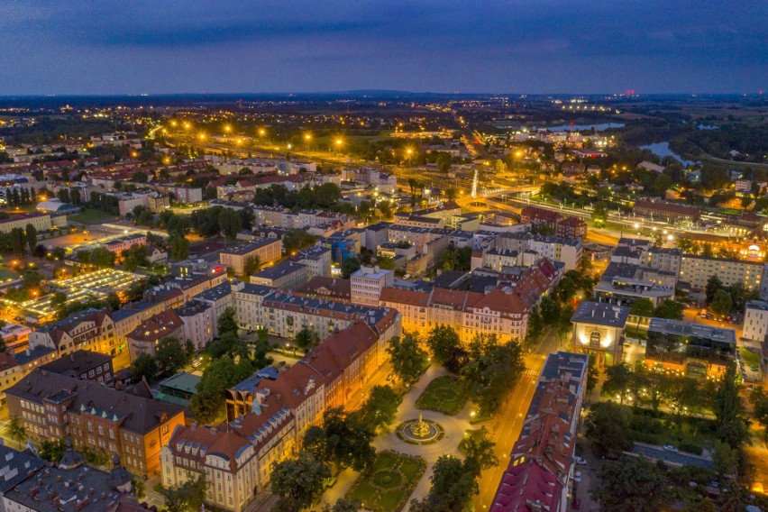 Opole. Centrum miasta, m.in. plac Daszyńskiego,