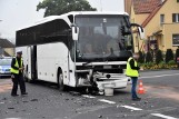 Wypadek na DK6 w Warszkowie 16.06.2019. Autokar wycieczkowy zderzył się z fordem [ZDJĘCIA, WIDEO] 