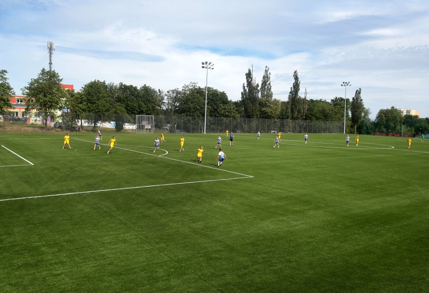 Pierwszy trening Olimpii na nowym stadionie w Szczecinie. ZDJĘCIA