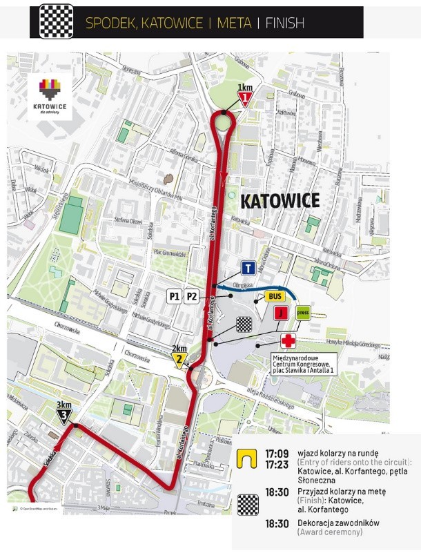 1.etap: 5.08.2020: Stadion Śląski - Katowice (195,8 km)...