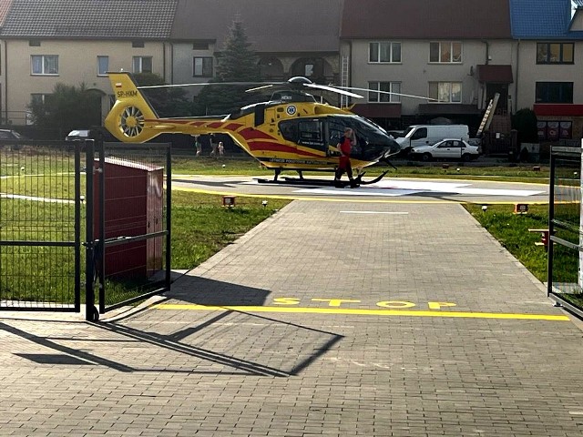 Lądowisko dla helikopterów LPR w Kolnie już funkcjonuje. Powiat kolneński dużą część środków inwestuje w służbę zdrowia.