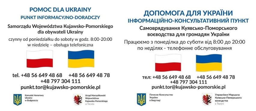 Toruń. Pośrednicy pracy pomagają Ukraińcom. Duży ruch w punkcie przy Woli Zamkowej 12a