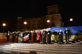 Bielszczanie i obywatele Ukrainy zjednoczeni w centrum Bielska-Białej. "Musimy dbać o naszą przyjaźń"