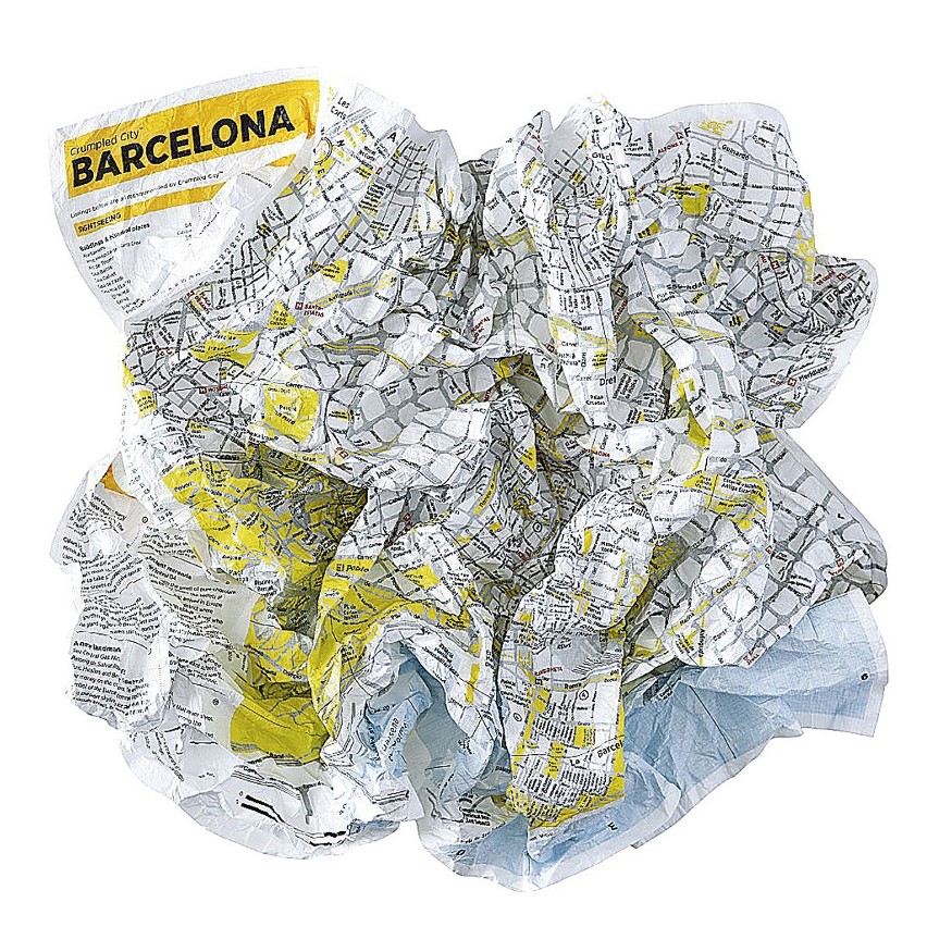 Mapa Crumpled City...