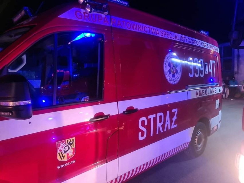 Tragiczny pożar pod Wrocławiem. Nie żyją trzy osoby....